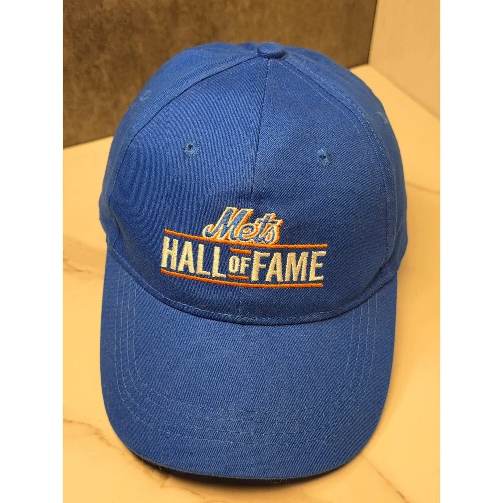 NY Mets Hall of Fame John Franco 2012 Induction Blue Baseball Hat Adjustable Cap